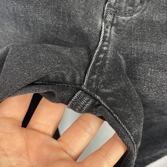 AGOLDE Sophie Mid Rise Skinny Crop Temple - Black Jeans - Size 28 - Picture 6 of 15